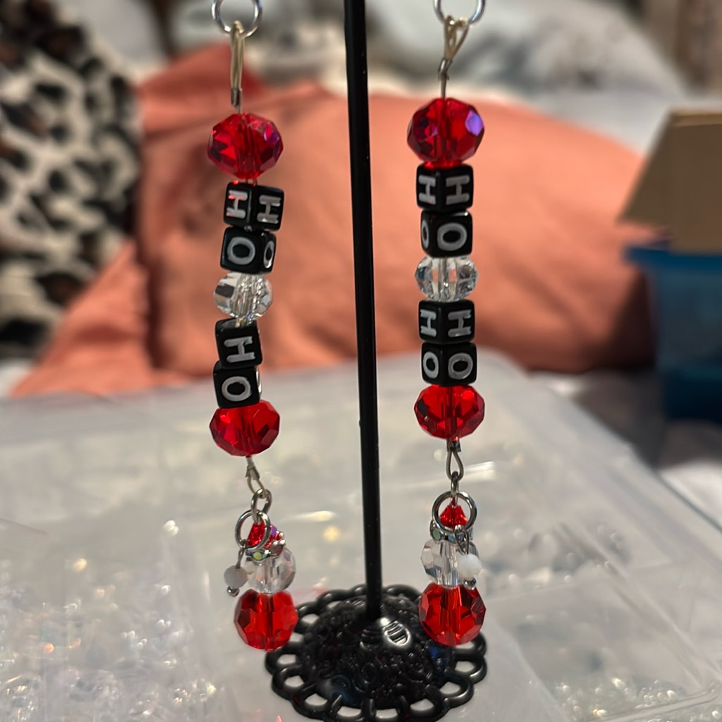 Christmas Earrings Bead Designs 10$